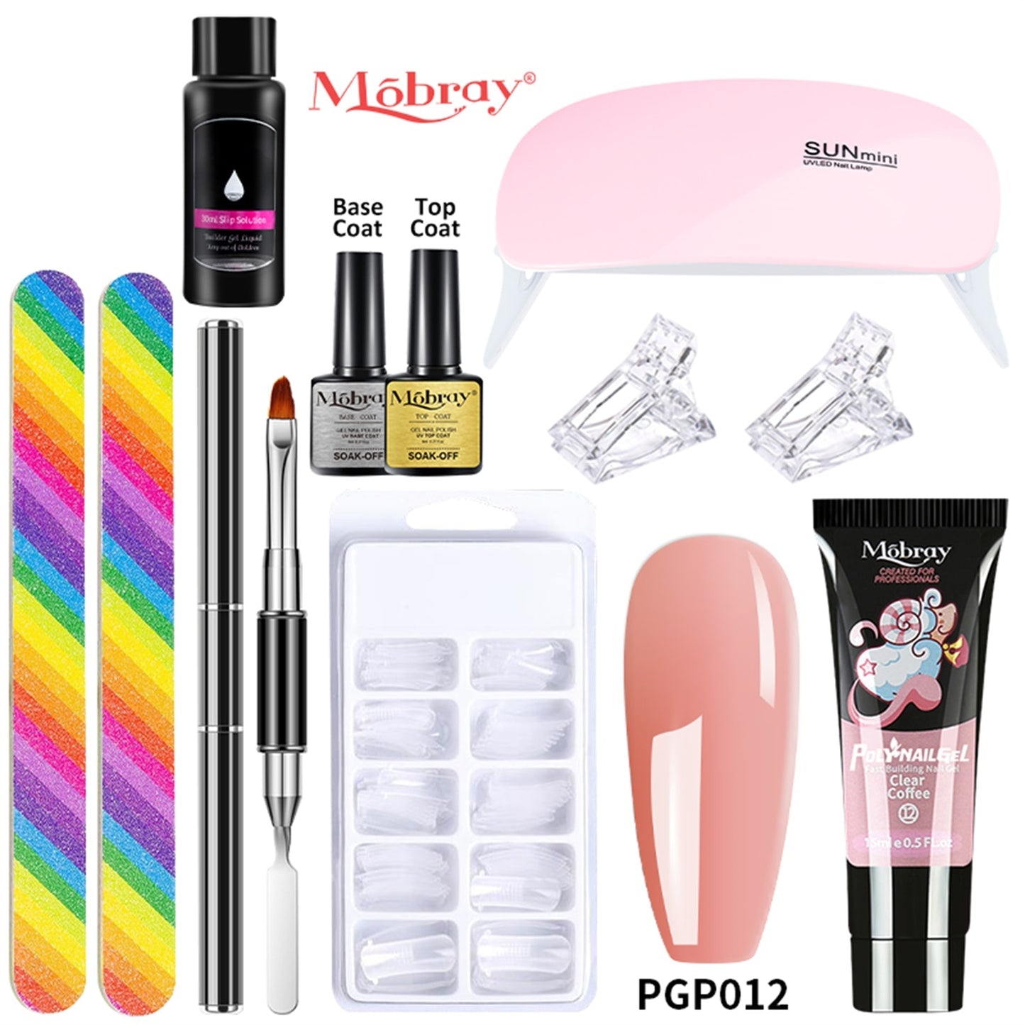 Professional kit 1 PolyGel set for nail extensions