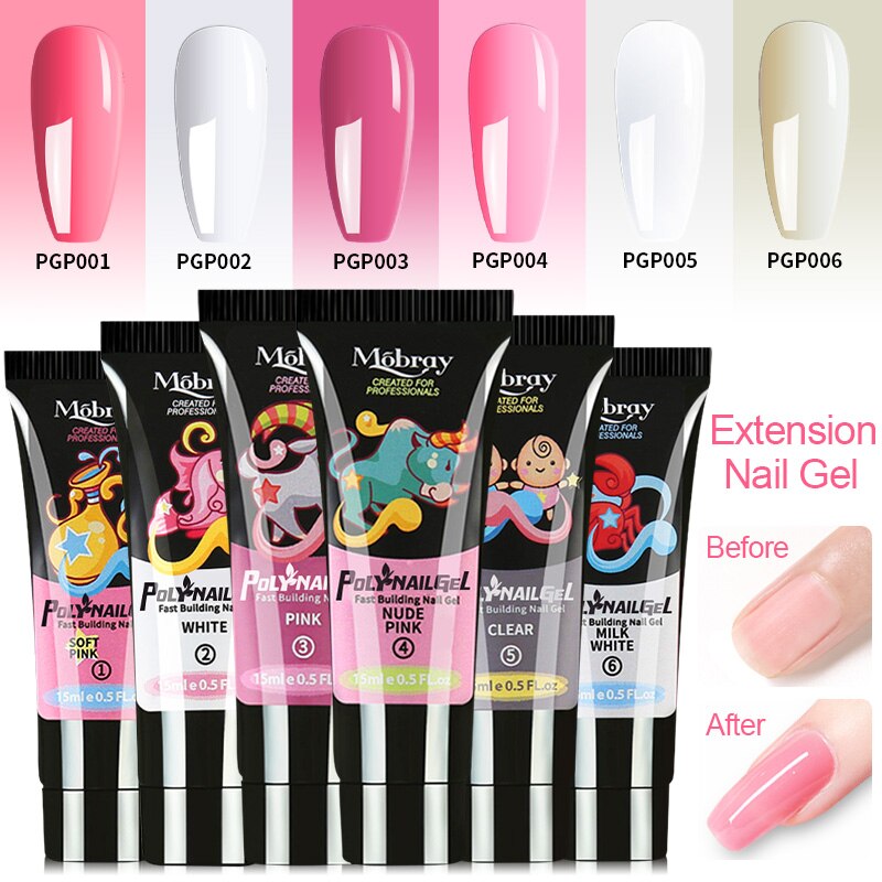 Professional kit 1 PolyGel set for nail extensions