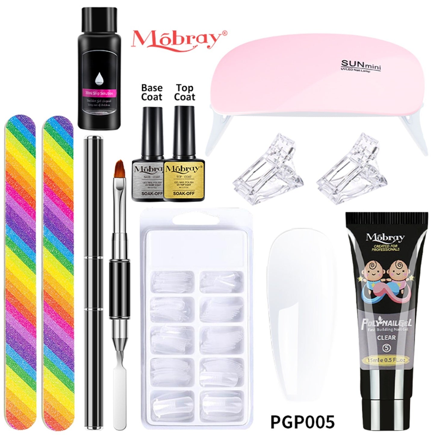 Professional kit 1 PolyGel set for nail extensions
