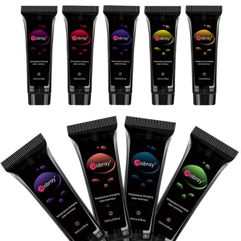 3in1 Glow-in-dark Poly Gel for Nail Extension