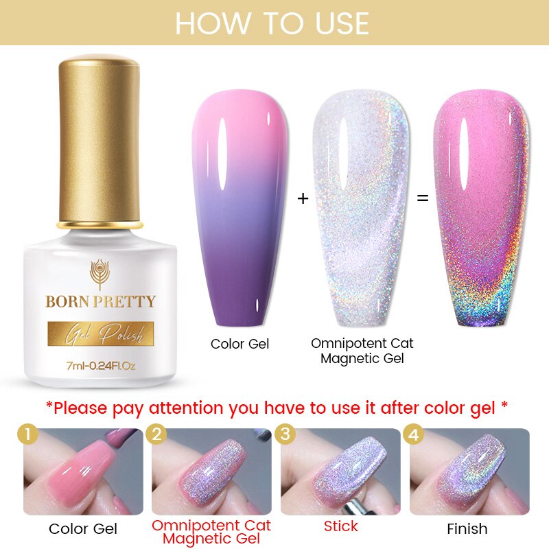 BORN PRETTY Thermal Omnipotent Magnetic Gel Polish