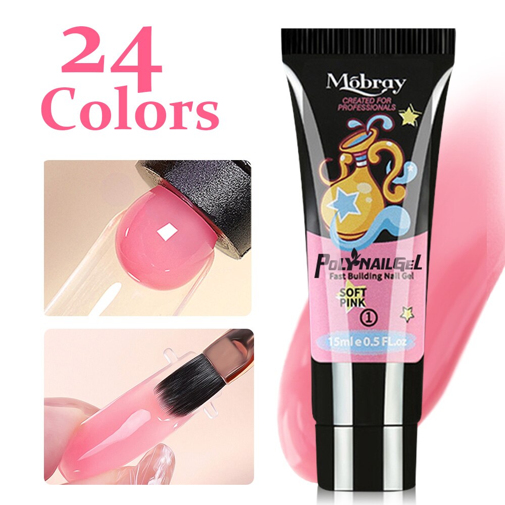 Professional kit 1 PolyGel set for nail extensions