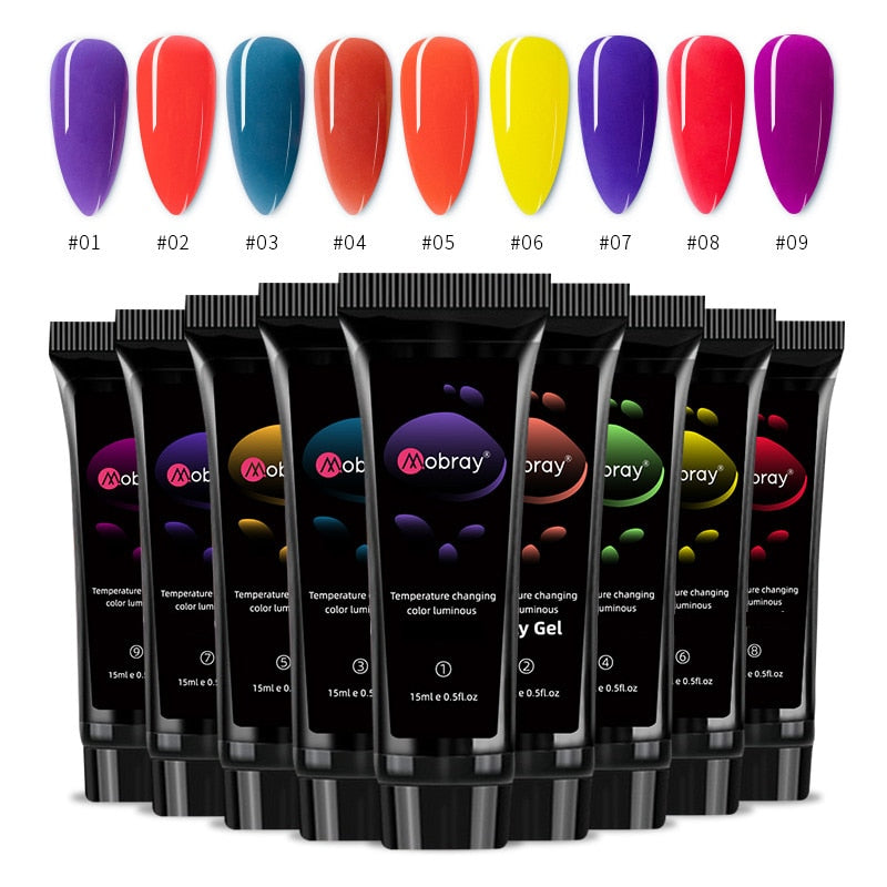 3in1 Glow-in-dark Poly Gel for Nail Extension