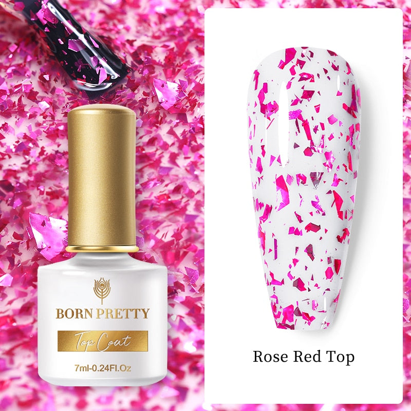 BORN PRETTY 7ML Glitter Top Coat