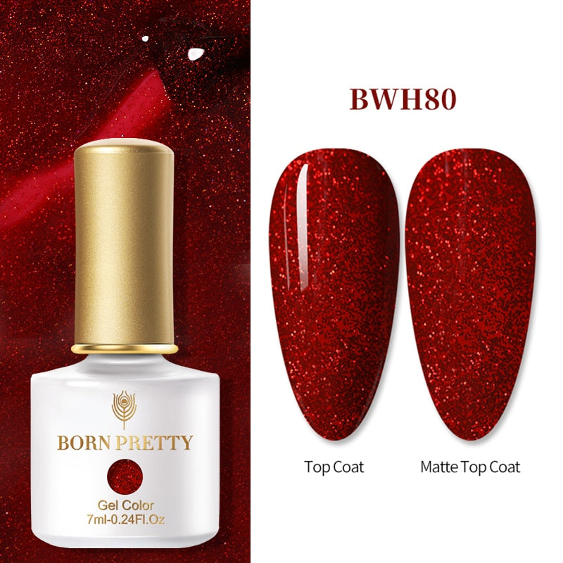 BORN PRETTY 7ml Glitter Soak Off Nail Gel