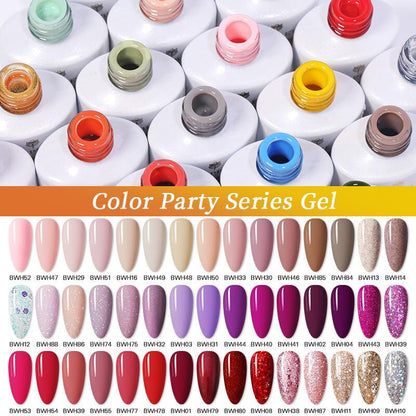 BORN PRETTY 7ml Glitter Soak Off Nail Gel