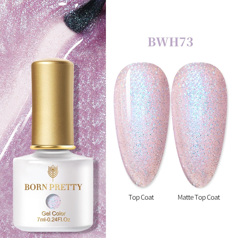 BORN PRETTY 7ml Glitter Soak Off Nail Gel