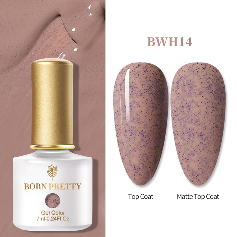 BORN PRETTY 7ml Glitter Soak Off Nail Gel