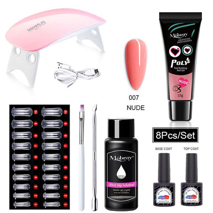 Starterkit 1 PolyGel set for nail extensions