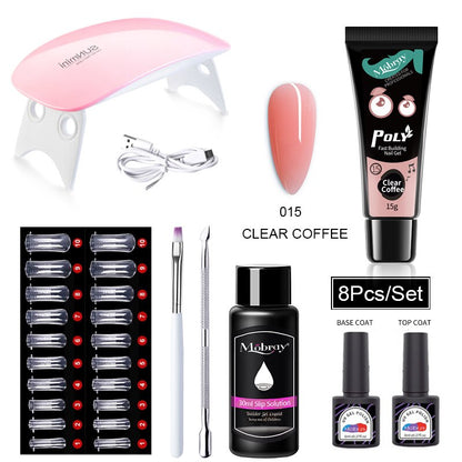 Starterkit 1 PolyGel set for nail extensions