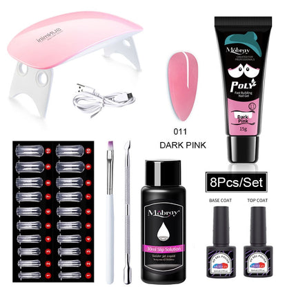 Starterkit 1 PolyGel set for nail extensions