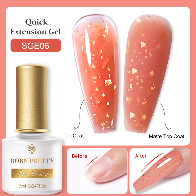 BORN PRETTY 7ML Glitter Top Coat