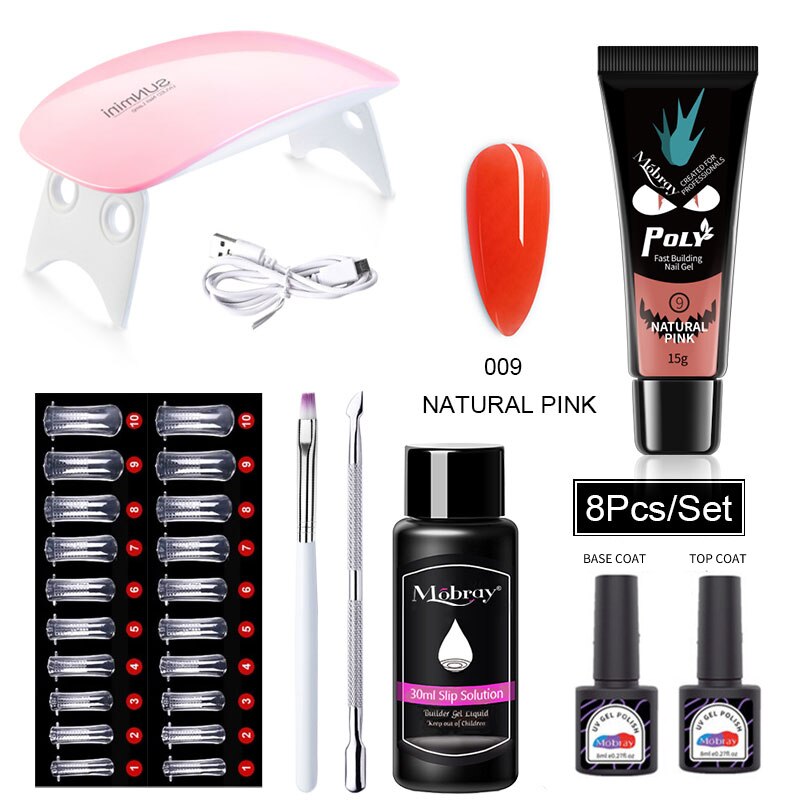 Starterkit 1 PolyGel set for nail extensions