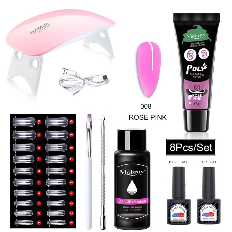 Starterkit 1 PolyGel set for nail extensions