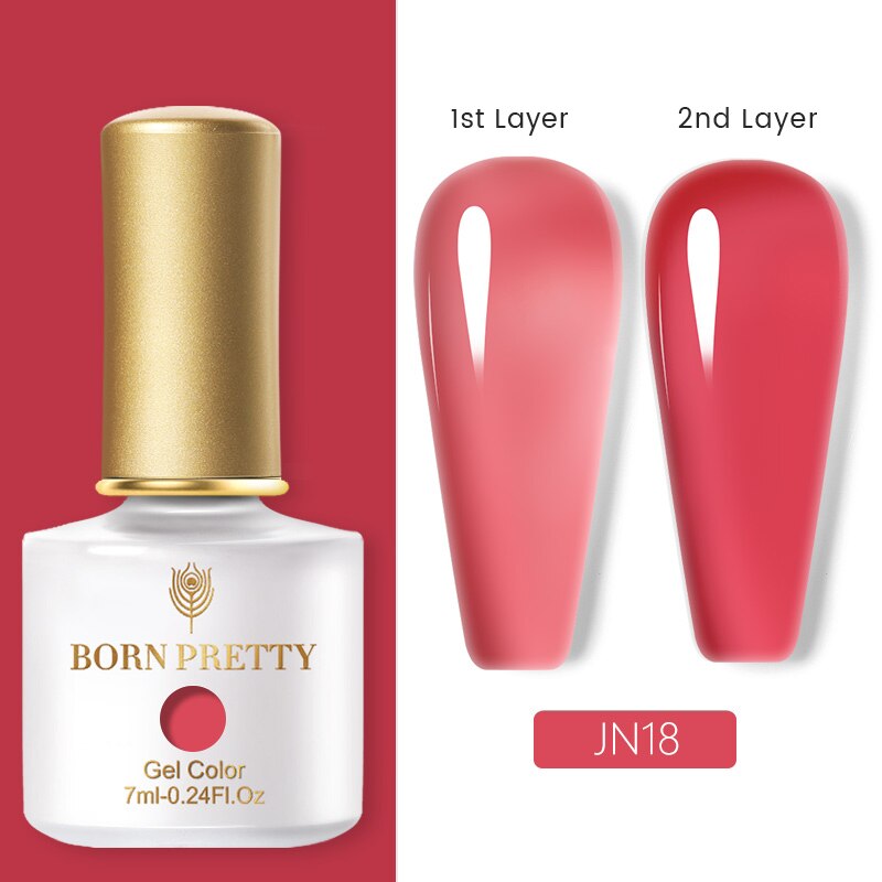 BORN PRETTY 7ml Glitter Soak Off Nail Gel