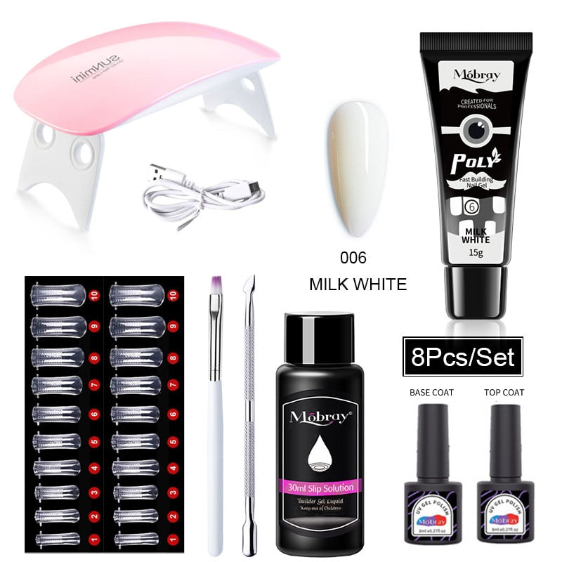 Starterkit 1 PolyGel set for nail extensions