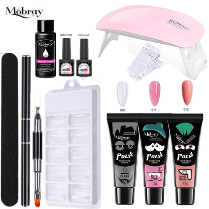 Starterkit 1 PolyGel set for nail extensions