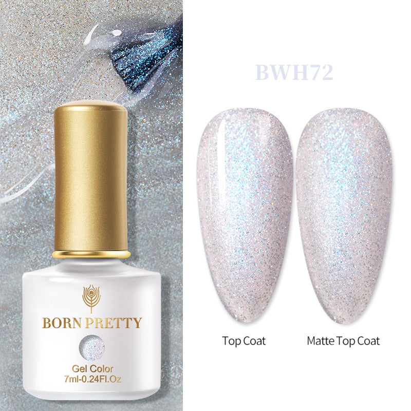 BORN PRETTY 7ml Glitter Soak Off Nail Gel