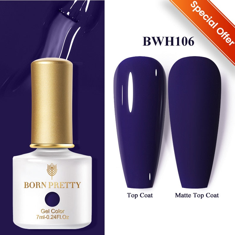 BORN PRETTY 7ml Glitter Soak Off Nail Gel